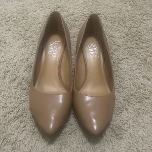 Franco Sarto Frankie Classic Leather Wedge Pumps